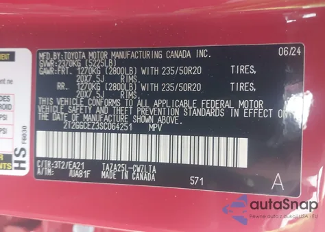 2025 Lexus Nx 350 Premium из США, поврежденный, VIN 2T2GGCEZ3SC064251